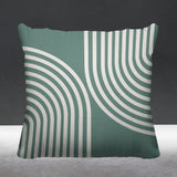 Max Geometric Reversible Indoor/Outdoor Square Pillow