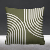 Max Geometric Reversible Indoor/Outdoor Square Pillow