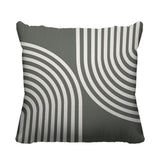 Max Geometric Reversible Indoor/Outdoor Square Pillow