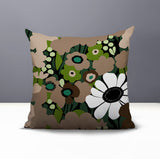 Maya Flower Reversible Indoor/Outdoor Square Pillow