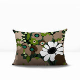 Maya Flower Reversible Indoor/Outdoor Rectangle Pillow