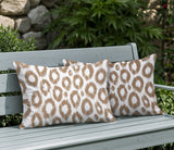 Maya Zebra Print Indoor/Outdoor Reversible Rectangular Pillow