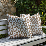 Maya Zebra Print Indoor/Outdoor Reversible Square Pillow