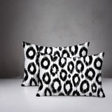 Maya Zebra Print Indoor/Outdoor Reversible Rectangular Pillow