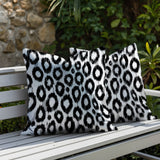 Maya Zebra Print Indoor/Outdoor Reversible Square Pillow