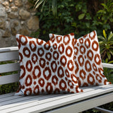 Maya Zebra Print Indoor/Outdoor Reversible Square Pillow