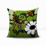 Maya Flower Reversible Indoor/Outdoor Square Pillow