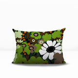 Maya Flower Reversible Indoor/Outdoor Rectangle Pillow