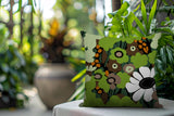 Maya Flower Reversible Indoor/Outdoor Square Pillow