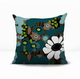 Maya Flower Reversible Indoor/Outdoor Square Pillow