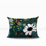 Maya Flower Reversible Indoor/Outdoor Rectangle Pillow