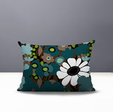 Maya Flower Reversible Indoor/Outdoor Rectangle Pillow
