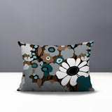 Maya Flower Reversible Indoor/Outdoor Rectangle Pillow