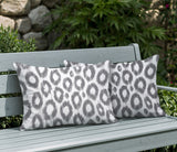 Maya Zebra Print Indoor/Outdoor Reversible Rectangular Pillow
