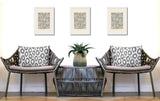 Maya Zebra Print Indoor/Outdoor Reversible Rectangular Pillow
