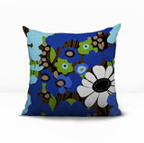 Maya Flower Reversible Indoor/Outdoor Square Pillow