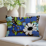 Maya Flower Reversible Indoor/Outdoor Rectangle Pillow