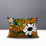 Maya Flower Reversible Indoor/Outdoor Rectangle Pillow