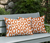 Maya Zebra Print Indoor/Outdoor Reversible Rectangular Pillow