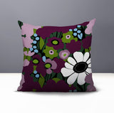 Maya Flower Reversible Indoor/Outdoor Square Pillow