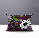 Maya Flower Reversible Indoor/Outdoor Rectangle Pillow