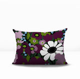 Maya Flower Reversible Indoor/Outdoor Rectangle Pillow