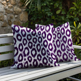 Maya Zebra Print Indoor/Outdoor Reversible Square Pillow