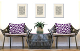Maya Zebra Print Indoor/Outdoor Reversible Rectangular Pillow