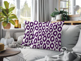 Maya Zebra Print Indoor/Outdoor Reversible Square Pillow