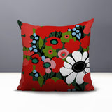 Maya Flower Reversible Indoor/Outdoor Square Pillow