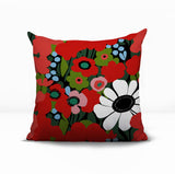 Maya Flower Reversible Indoor/Outdoor Square Pillow