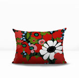 Maya Flower Reversible Indoor/Outdoor Rectangle Pillow