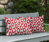 Maya Zebra Print Indoor/Outdoor Reversible Rectangular Pillow