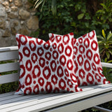 Maya Zebra Print Indoor/Outdoor Reversible Square Pillow