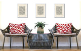 Maya Zebra Print Indoor/Outdoor Reversible Rectangular Pillow