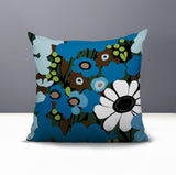 Maya Flower Reversible Indoor/Outdoor Square Pillow