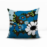 Maya Flower Reversible Indoor/Outdoor Square Pillow