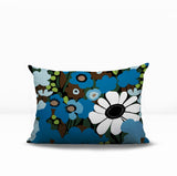 Maya Flower Reversible Indoor/Outdoor Rectangle Pillow