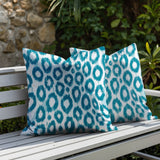 Maya Zebra Print Indoor/Outdoor Reversible Square Pillow