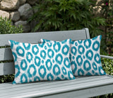 Maya Zebra Print Indoor/Outdoor Reversible Rectangular Pillow