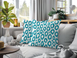 Maya Zebra Print Indoor/Outdoor Reversible Square Pillow