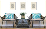 Maya Zebra Print Indoor/Outdoor Reversible Rectangular Pillow