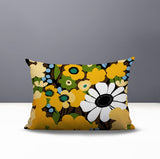 Maya Flower Reversible Indoor/Outdoor Rectangle Pillow