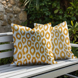 Maya Zebra Print Indoor/Outdoor Reversible Square Pillow