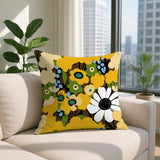 Maya Flower Reversible Indoor/Outdoor Square Pillow