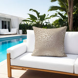 Mekko Floral Reversible Indoor/Outdoor Square Pillow