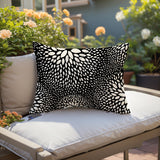 Mekko Floral Spun Polyester Lumbar Indoor/Outdoor Throw Pillow