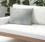 Mekko Floral Spun Polyester Lumbar Indoor/Outdoor Throw Pillow
