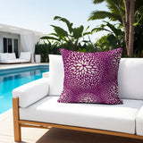 Mekko Floral Reversible Indoor/Outdoor Square Pillow