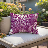 Mekko Floral Spun Polyester Lumbar Indoor/Outdoor Throw Pillow